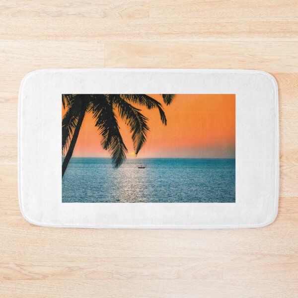 Item preview, Tropical Ocean Sunset Palm Trees designed and sold by newburyboutique.