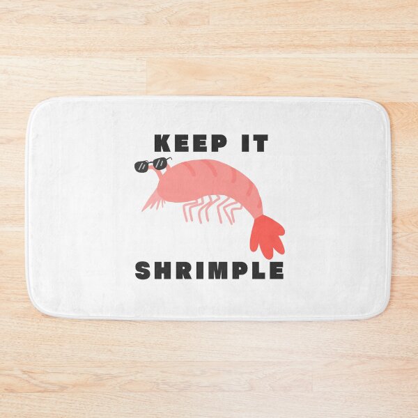 Item preview, keep it shrimple designed and sold by C4ptainRavioli.