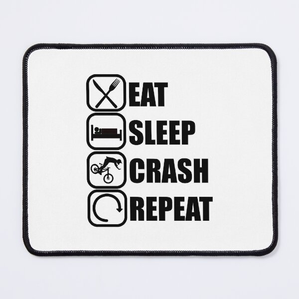 Item preview, Eat Sleep Crash Repeat designed and sold by HayleyAnn79.