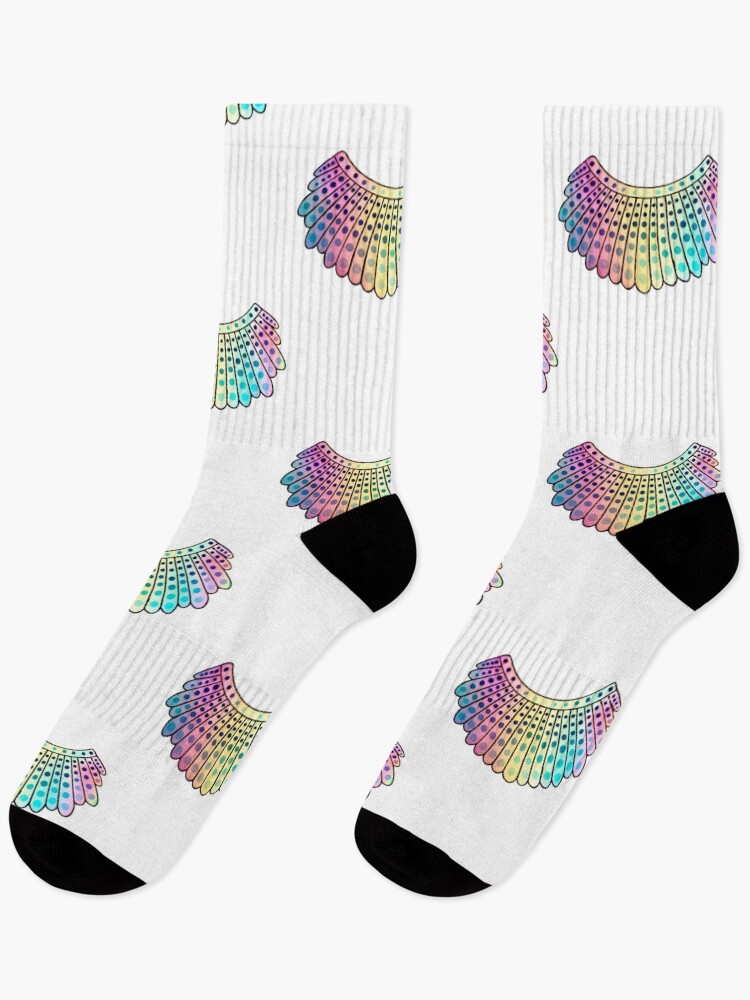 Thumbnail 1 of 5, Socks, Notorious RBG Dissent Color designed and sold by RolandoBorer.