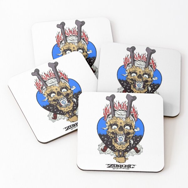 Item preview, Pushead Zorlac Chopstix Skull  designed and sold by JasonLindblom.