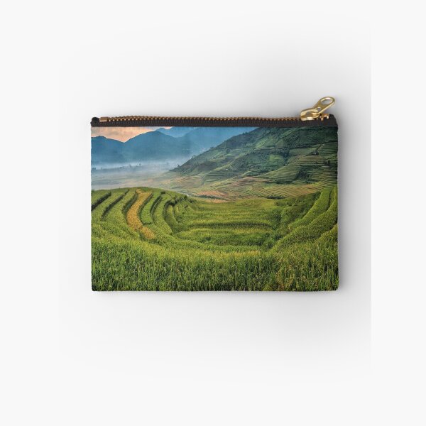 Item preview, Beautiful Rice Field Photography - Cloudy Sky designed and sold by Tjokko-chan.