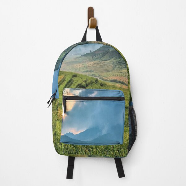 Item preview, Beautiful Rice Field Photography - Cloudy Sky designed and sold by Tjokko-chan.
