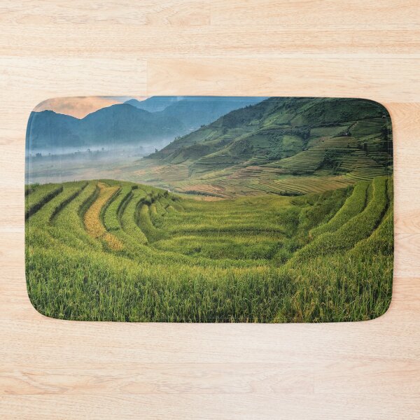 Item preview, Beautiful Rice Field Photography - Cloudy Sky designed and sold by Tjokko-chan.
