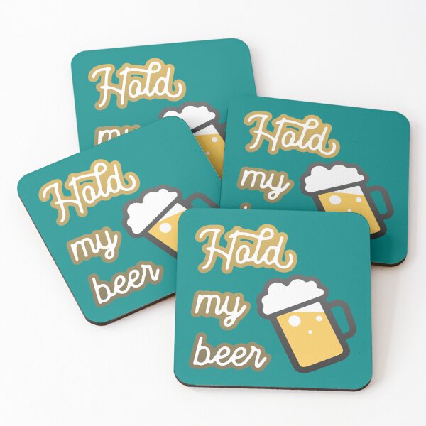 Item preview, hold my beer with mug   designed and sold by BrokeHumor.