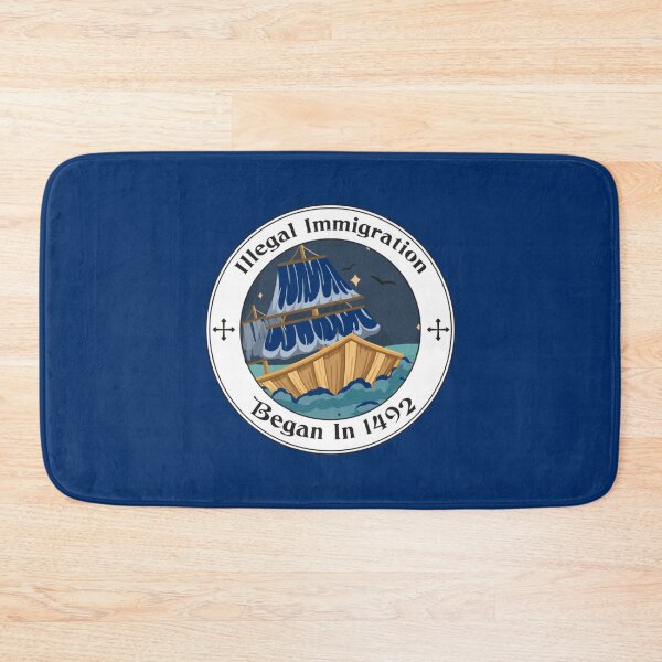 Item preview, Illegal Immigration Began In 1492   designed and sold by BrokeHumor.