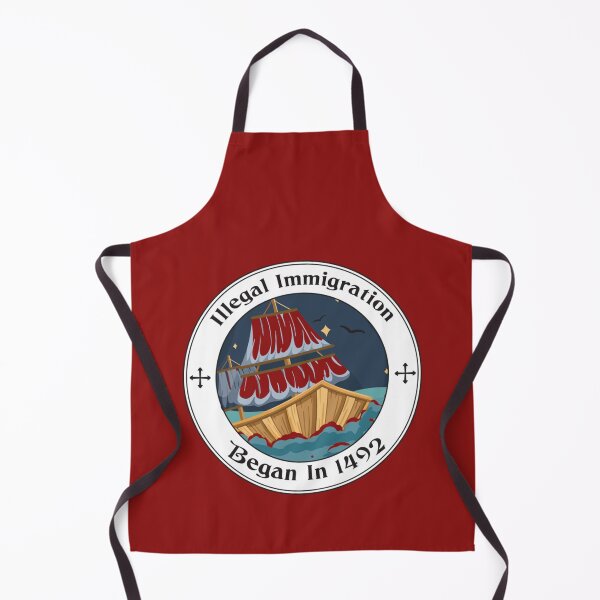 Item preview, Illegal Immigration Began In 1492 designed and sold by BrokeHumor.