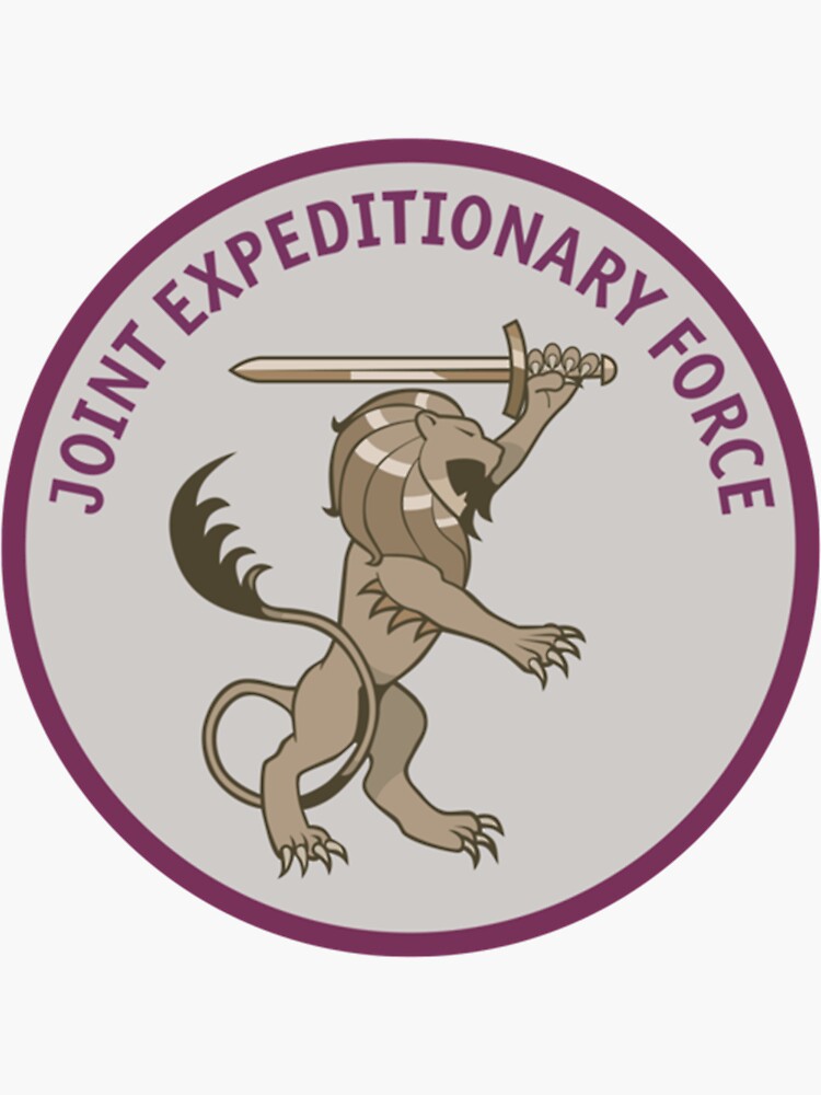 "UK Joint Expeditionary Force (JEF) " Sticker for Sale by BrokeHumor