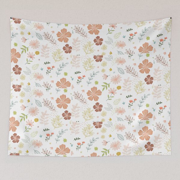 Item preview, Hand drawn floral pattern design designed and sold by IshanArt.