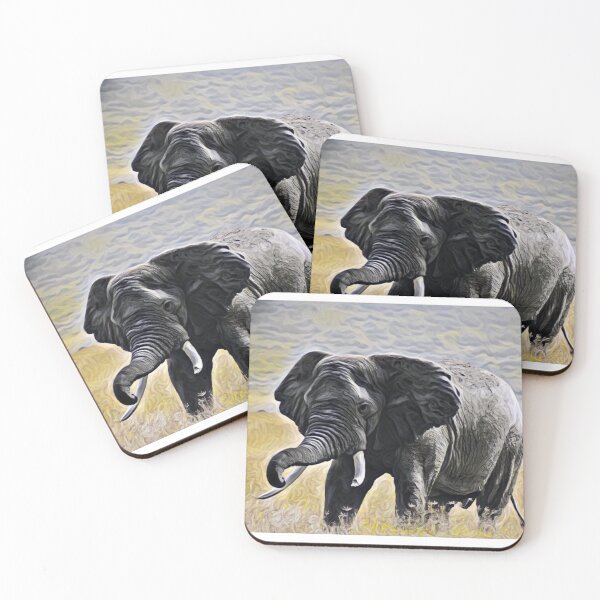 Item preview, African Safari Majestic Elephant Animal Wildlife Portrait designed and sold by TheWildFlix.