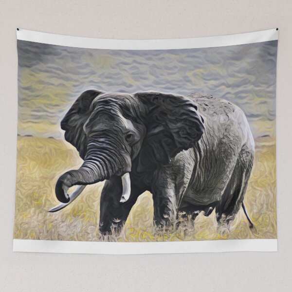 Item preview, African Safari Majestic Elephant Animal Wildlife Portrait designed and sold by TheWildFlix.