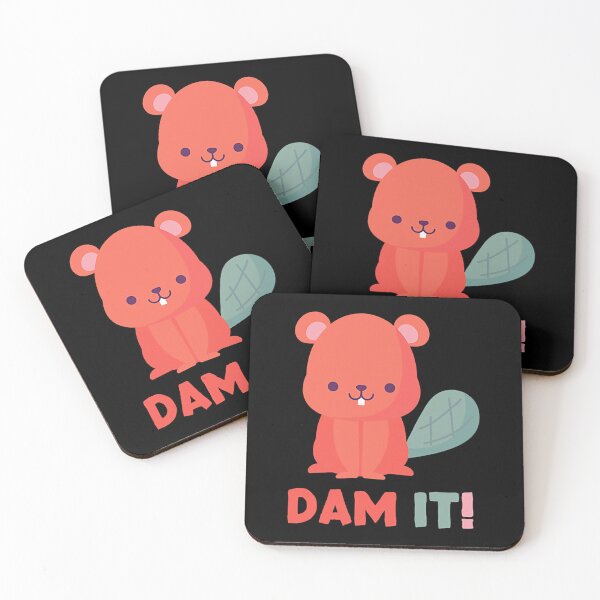 Item preview, Dam It  Funny Beaver Cute Kawaii designed and sold by Xtjjae.