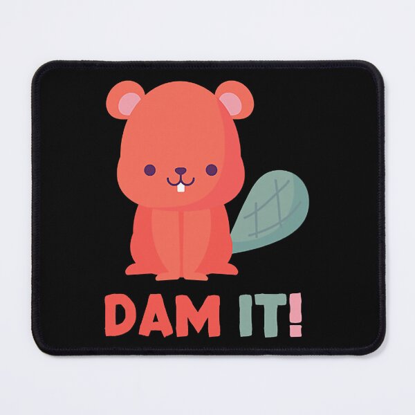 Item preview, Dam It Funny Beaver Cute Kawaii designed and sold by Xtjjae.