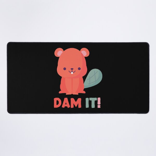Item preview, Dam It Funny Beaver Cute Kawaii designed and sold by Xtjjae.