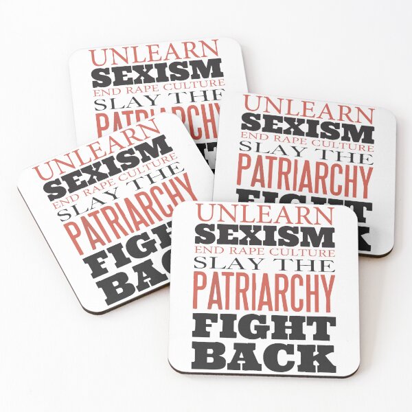 Item preview, Unlearn Sexisme end rape culture, Slay the Patriarchy fight back designed and sold by mbensdesign.