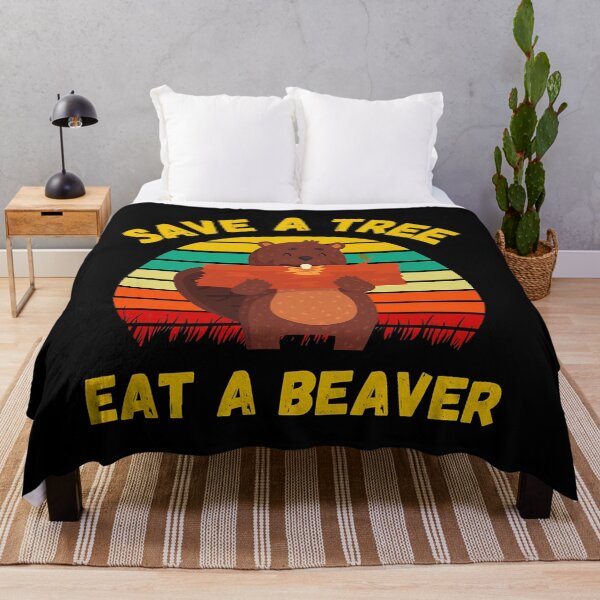 Item preview, Save A Tree Eat A Beaver Funny designed and sold by Xtjjae.