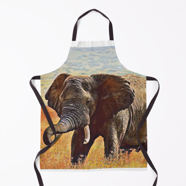 Item preview, African Savannah Majestic Elephant Animal Wildlife Portrait designed and sold by TheWildFlix.