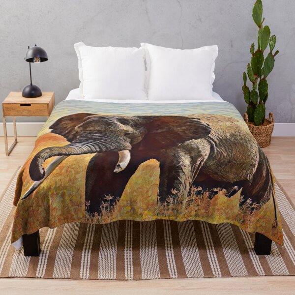 Item preview, African Savannah Majestic Elephant Animal Wildlife Portrait designed and sold by TheWildFlix.