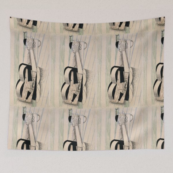 Item preview, Juan Gris Violin Hanging on a Wall  designed and sold by TeeARTHY.