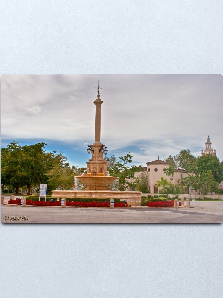 Alternate view of DeSoto Fountain Metal Print