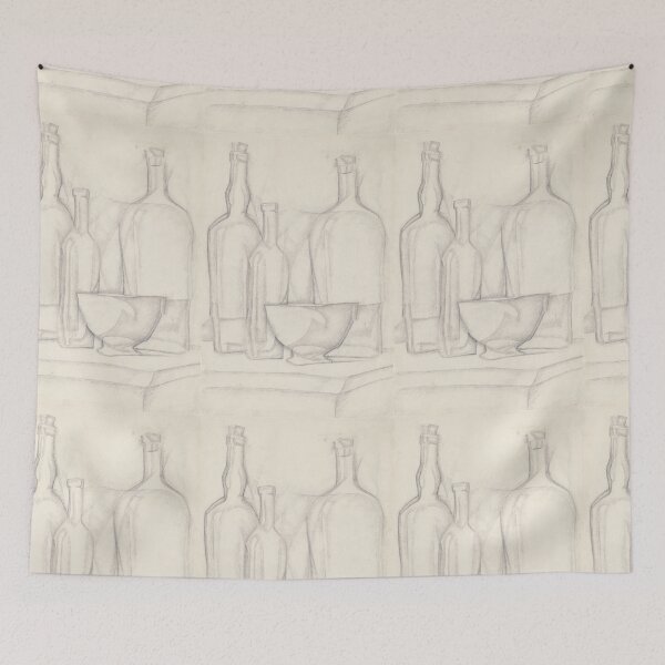 Item preview, Juan Gris Bottles and Bowl  designed and sold by TeeARTHY.