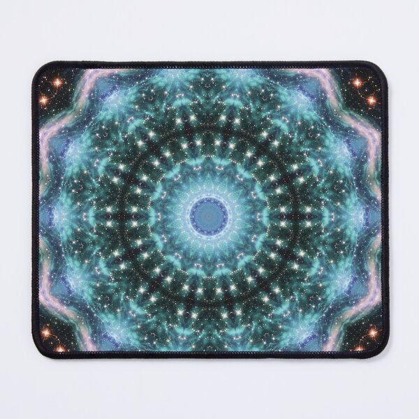 Item preview, Space Mandala 2022 no 21 Blue Trippy Mandala Art for Yoga in Space designed and sold by Dr-Pen.