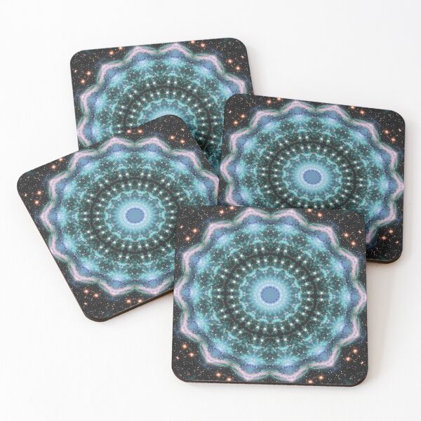 Item preview, Space Mandala 2022 no 21 Blue Trippy Mandala Art for Yoga in Space  designed and sold by Dr-Pen.