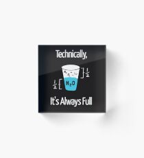 Funny Science Humor Acrylic Block
