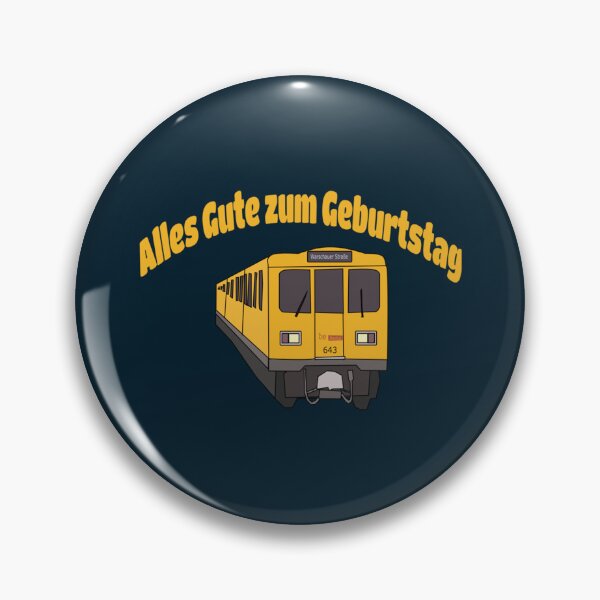Item preview, Alles Gute zum Geburtstag Deutsche U-Bahn   designed and sold by SnapyLands.