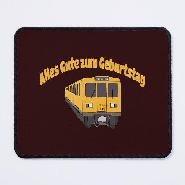 Item preview, Alles Gute zum Geburtstag Deutsche U-Bahn designed and sold by SnapyLands.