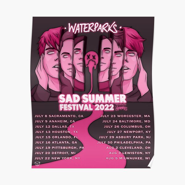"Sad Summer Festival 2022" Poster by susansusilo30 Redbubble