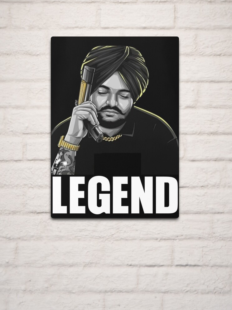 Legends never die sidhu moose wala  Art Print for Sale by Desi Merch