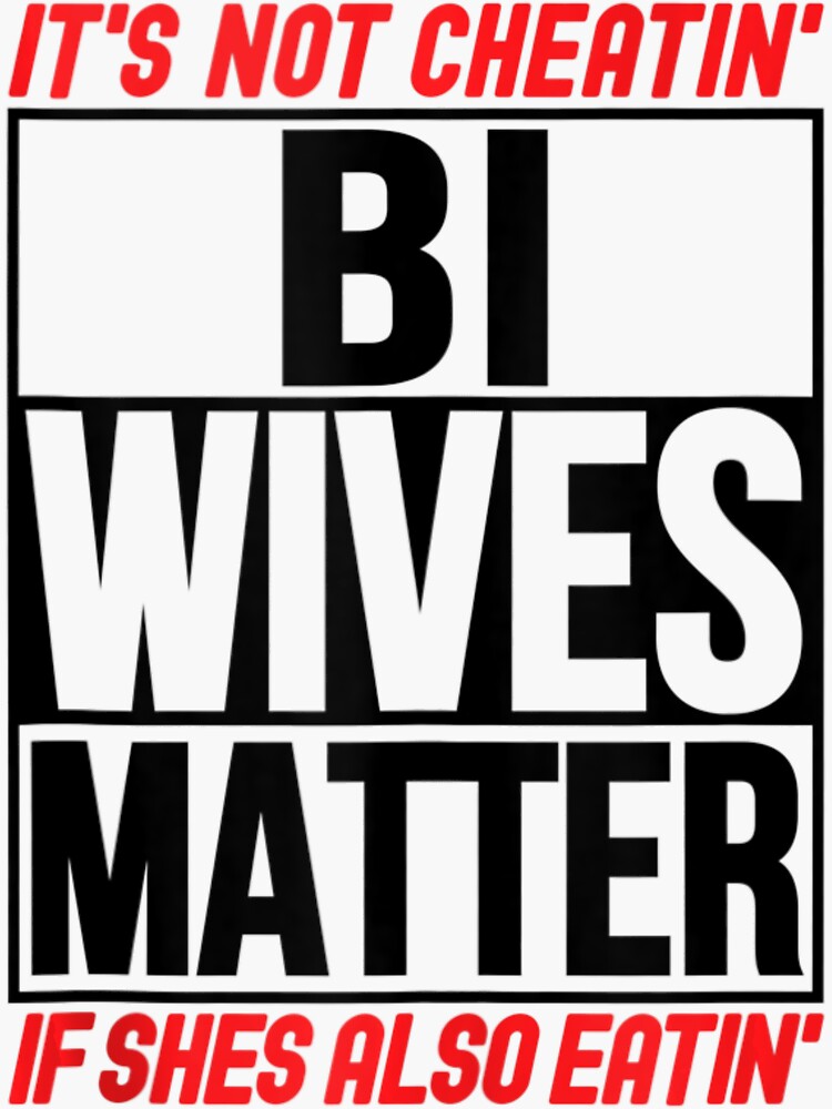 Swingers Bisexual Bi Wives Matter Naughty Party Sex Sticker For Sale By Kaorisato Redbubble 3617