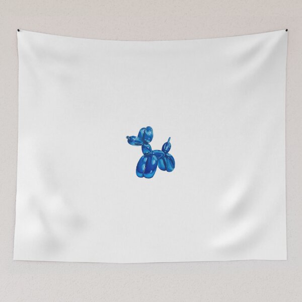Item preview, Blue balloon dog drawing designed and sold by anon-artist.