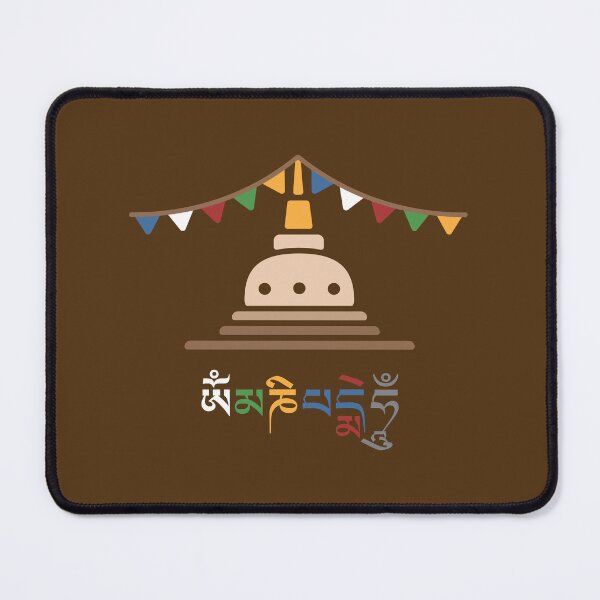 Item preview, Tibetan Stupa Om Mani Padme Hum designed and sold by Seth Barham.