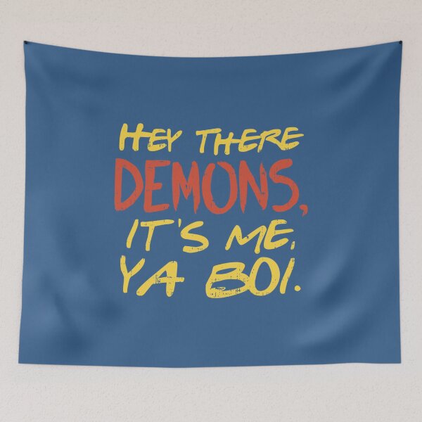 Item preview, Hey There Demons Its Me Ya Boi Funny Ghost Hunting Meme Gift Pullover  designed and sold by DoYoonR.