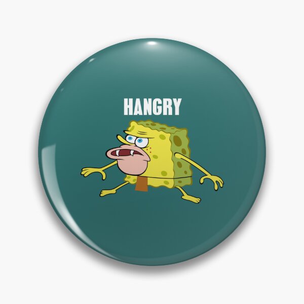 Item preview, Hangry Caveman Spongebob Meme Pullover  designed and sold by DoYoonR.