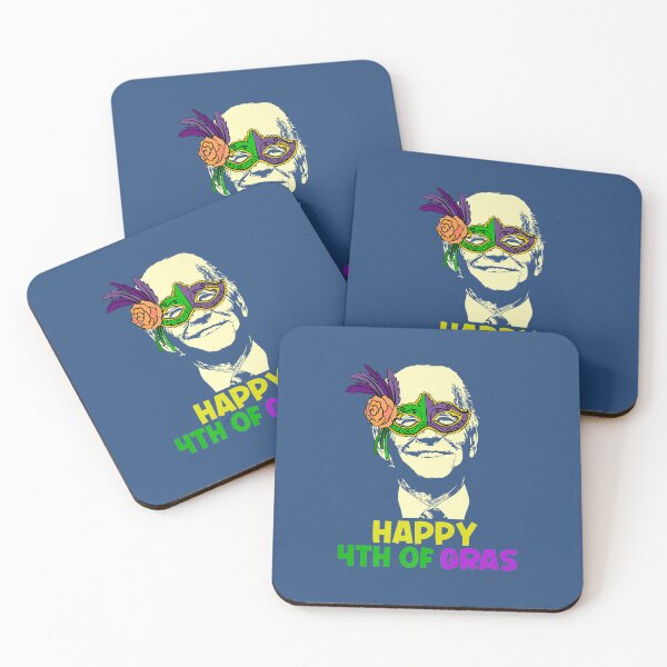Item preview, Happy Mardi Gras Joe Biden Funny Sarcastic 4th Of July Meme Premium  designed and sold by DoYoonR.