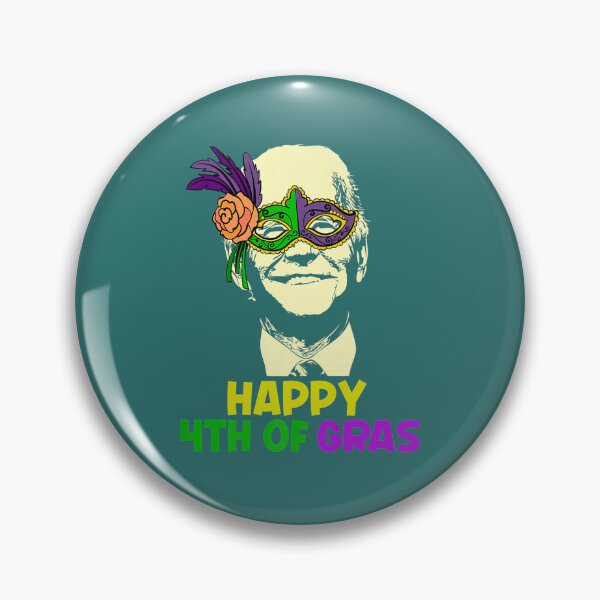 Item preview, Happy Mardi Gras Joe Biden Funny Sarcastic 4th Of July Meme Premium  designed and sold by DoYoonR.