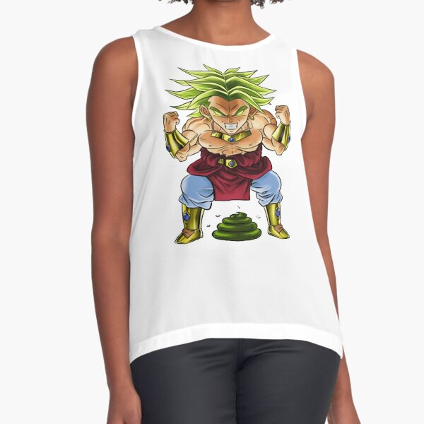 Dragon Ball Super Parody Black Boys Kids Tank Top - Broly Super Saiyajin  (Funny Dragon Ball Super Parody - High Quality Tank Top - Size 1191 - Ref :  1191)