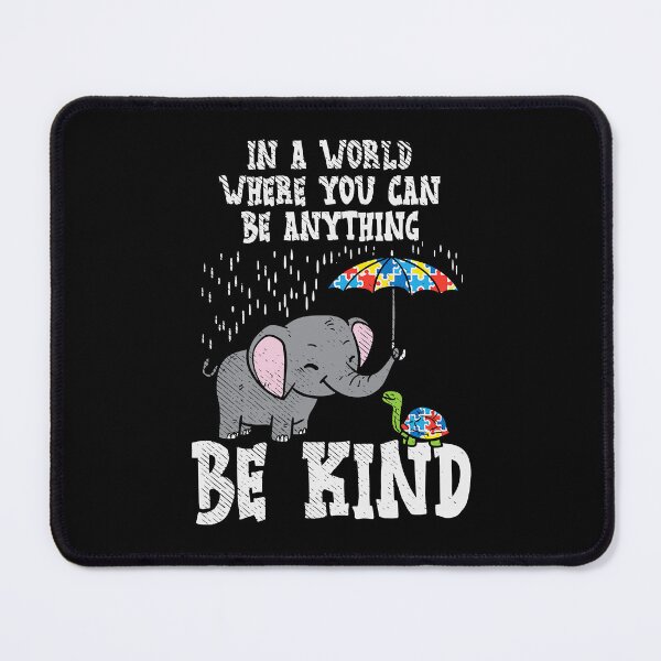 Item preview, In A World Where You Can Be Anything Be Kind Elephant Turtle Umbrella Autism Gift designed and sold by HaaChris-Artis.