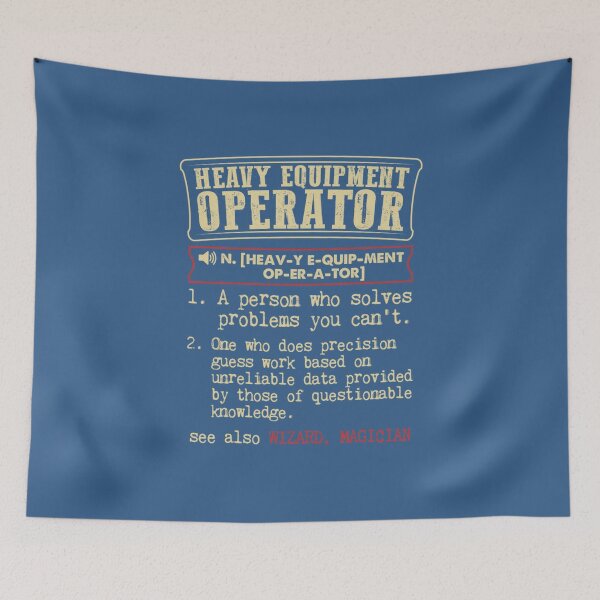 Item preview, Heavy Equipment Operator Definition  designed and sold by DoYoonR.