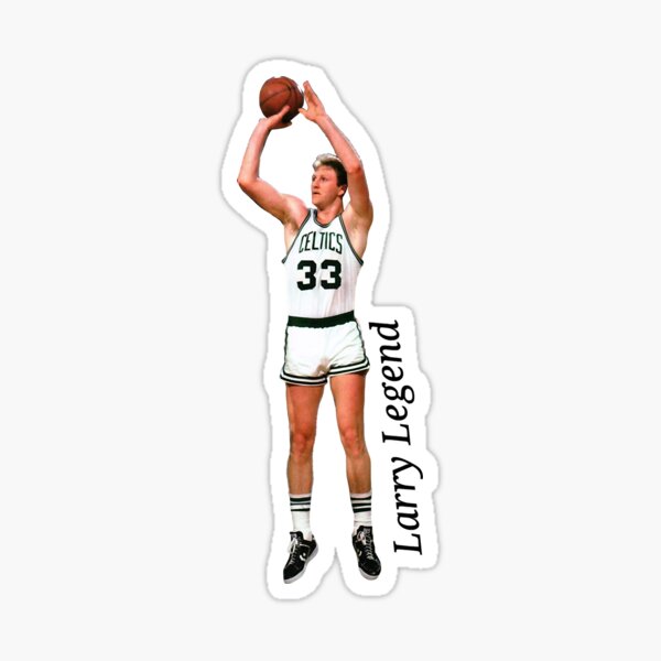 Larry Bird - Boston Basketball - Celtics Sticker for Sale by sportsign