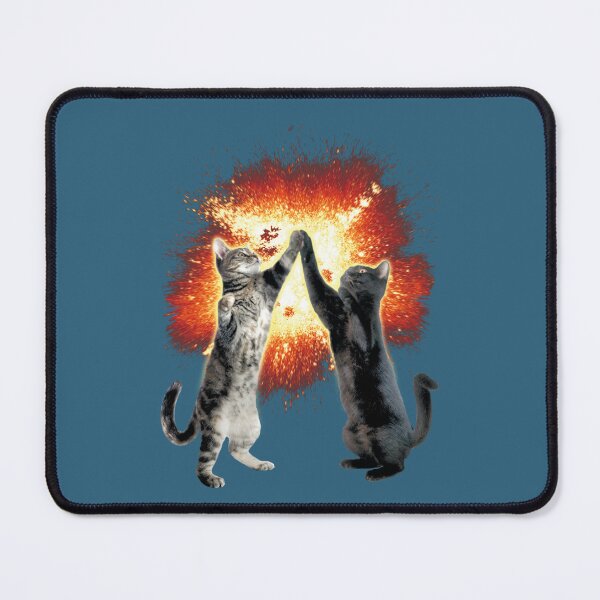 Artikelvorschau, High-Five Cats Explosion Meme Grafik entworfen und verkauft von DoYoonR.