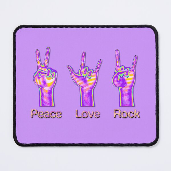 Item preview, Peace, Love, Rock designed and sold by dinaaaaaah.