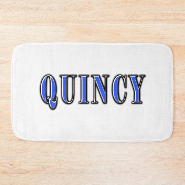 Item preview, Quincy Lettering - Blue, Black, and White Colors designed and sold by SouthShorePics.