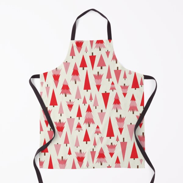 Item preview, Pine trees on the hill in reds and pinks designed and sold by FrancesPoff.