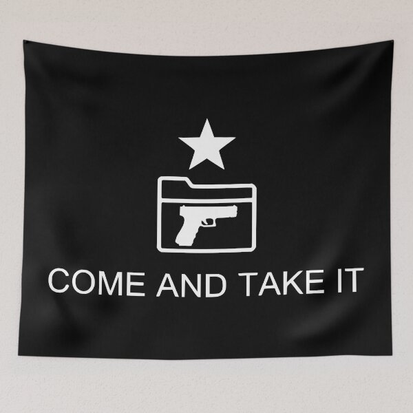 Item preview, "COME AND TAKE IT" FILE GLOCK (Black) designed and sold by Liberancaps.
