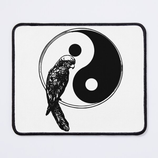 Item preview, Yin Yang Feng Shui Ying Yang Taoism Taijitu Buddhism Parrot designed and sold by Minnesnowta.