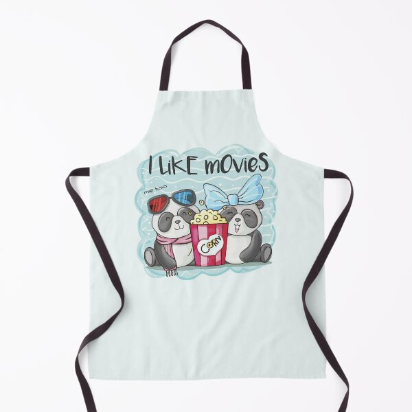 Item preview,  I Like Movies Cute Panda Couple Eating Popcorn  designed and sold by Tema EL.